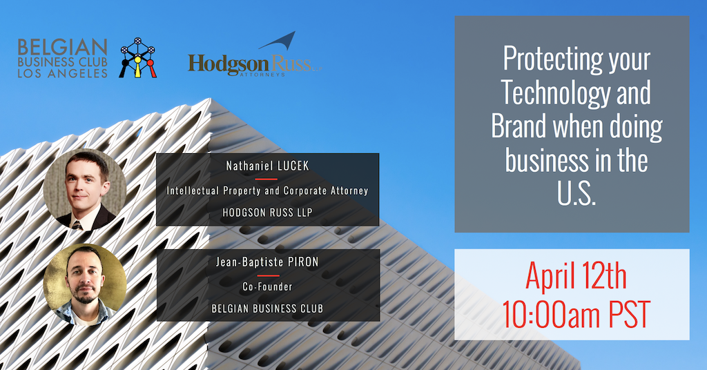 WEBINAR - Protecting your Technology and Brand WEBINAR - Protecting your Technology and Brand