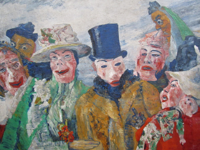 James Ensor, The Intrigue (detail), 1890 James Ensor, The Intrigue (detail), 1890