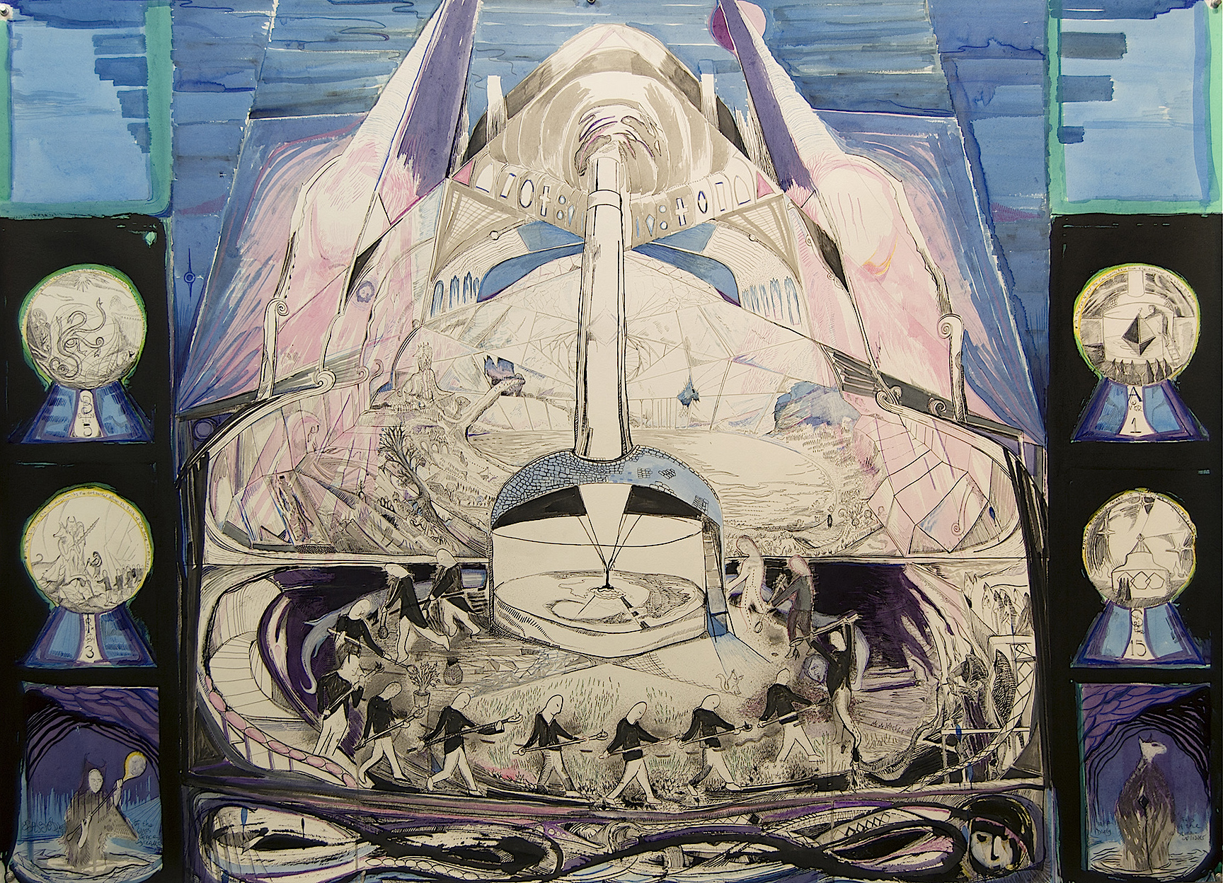 Max Razdow, The Dome of the Athanor, 2016, Max Razdow, The Dome of the Athanor, 2016,