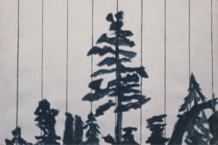 Schwarzheide, 1986. Oil on canvas. Copyright Luc Tuymans.Photo courtesy David Zwirner, New York Schwarzheide, 1986. Oil on canvas. Copyright Luc Tuymans.Photo courtesy David Zwirner, New York