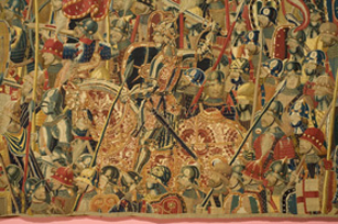 Attributed to the workshop of Pasquier Grenier, Assault on Asilah, 1475-1500 Attributed to the workshop of Pasquier Grenier, Assault on Asilah, 1475-1500