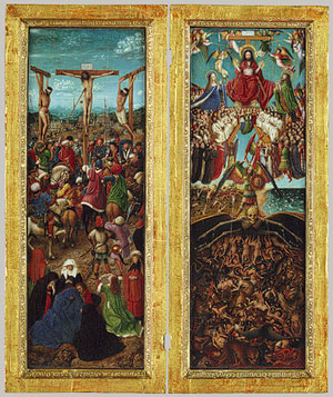 The Crucifixion; The Last Judgment, ca. 1430 The Crucifixion; The Last Judgment, ca. 1430