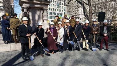 Flanders Supports Eternal Light Monument Groundbreaking Flanders Supports Eternal Light Monument Groundbreaking